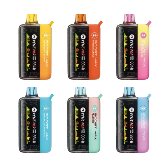 PYNE POD BOOST MAX DISPOSABLE VAPE 30000 PUFFS (PACK OF 5)
