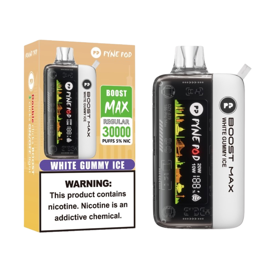 PYNE POD BOOST MAX DISPOSABLE VAPE 30000 PUFFS (PACK OF 5)
