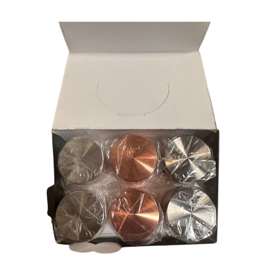 ALUMINIUM METAL 2.5 INCHES GRINDER | ASSORTED COLORS (G34)