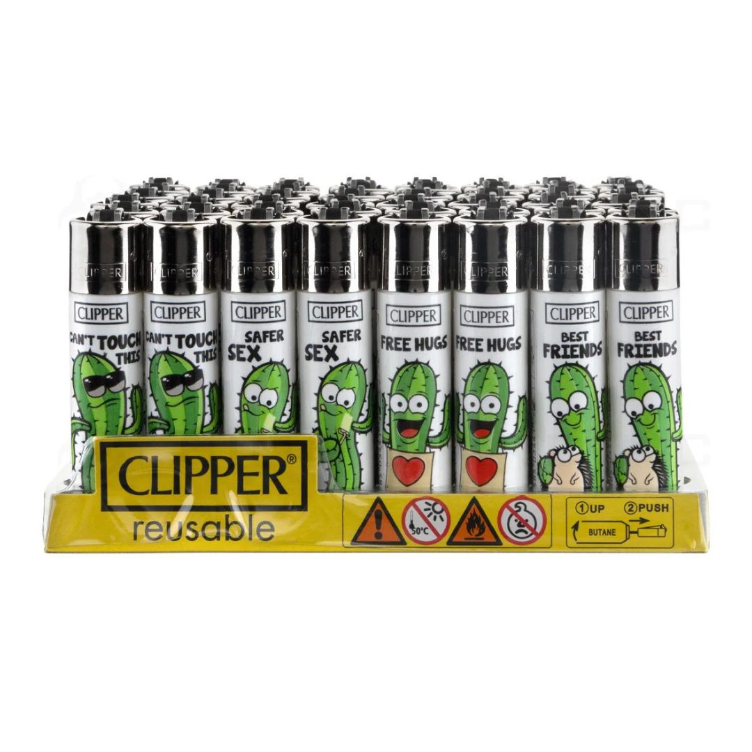 CLIPPERS REUSABLE CACTUS LIGHTER - PACK OF 48 – Skyline Distro