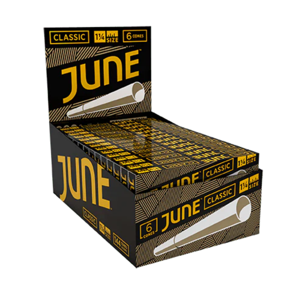 JUNE CLASSIC PRE ROLLED 11/4 CONES - PACK OF 24