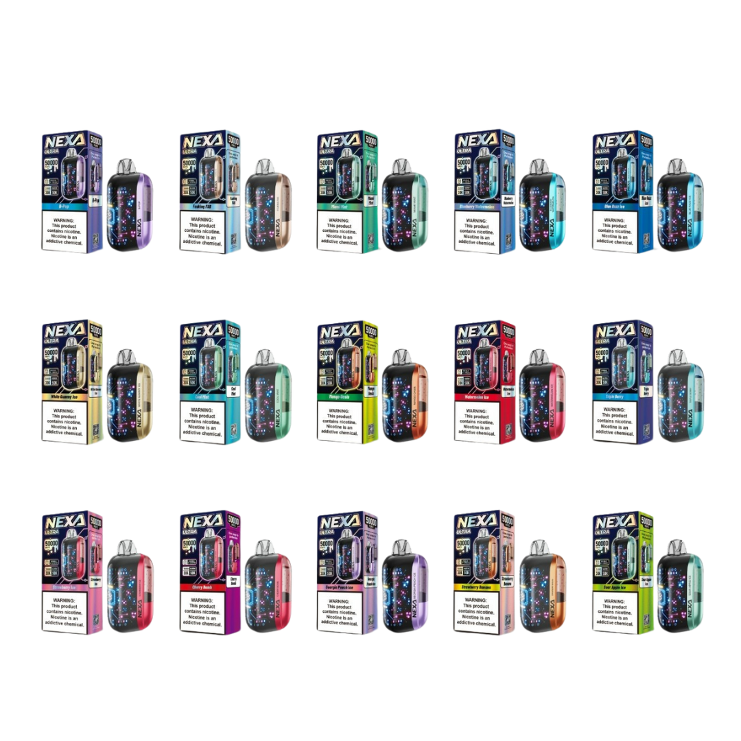 NEXA ULTRA 50000 PUFFS DISPOSABLE - DISPLAY OF 5